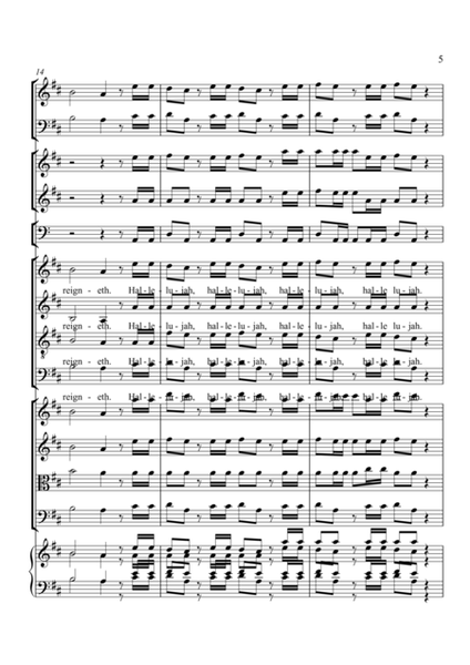 Hallelujah Chorus (SATB+orchestra)