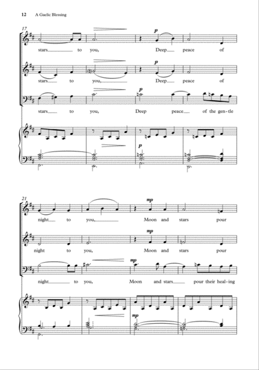 John Rutter Anthems for SA Men SA scores gallery preview page 10