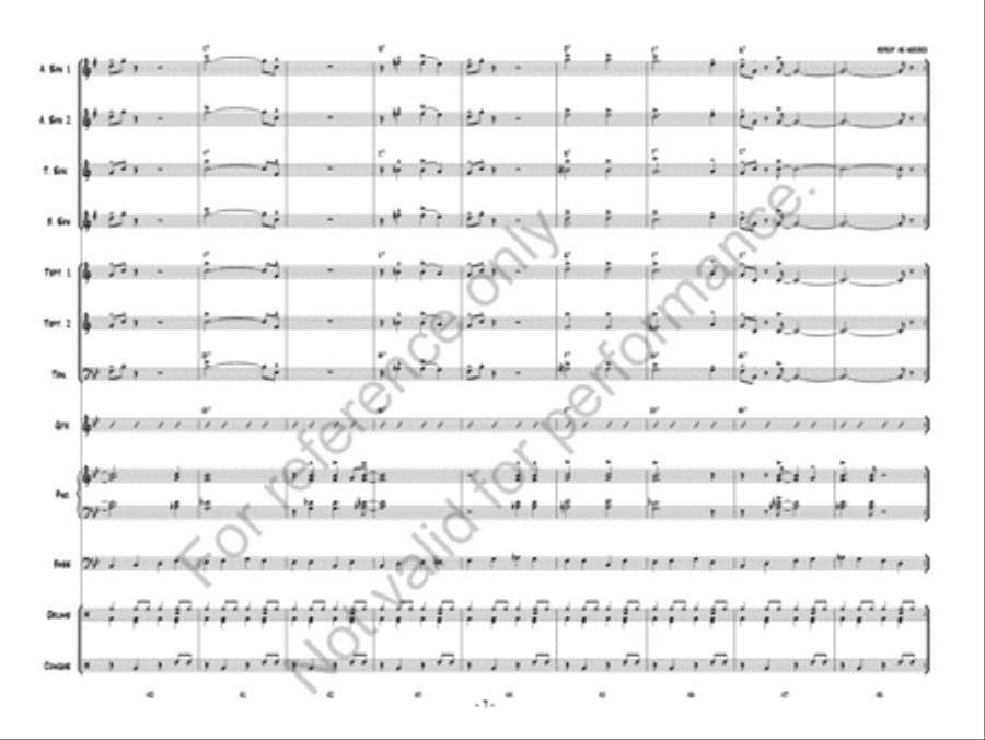 A Blues To Blow On Jazz Ensemble scores gallery preview page 8