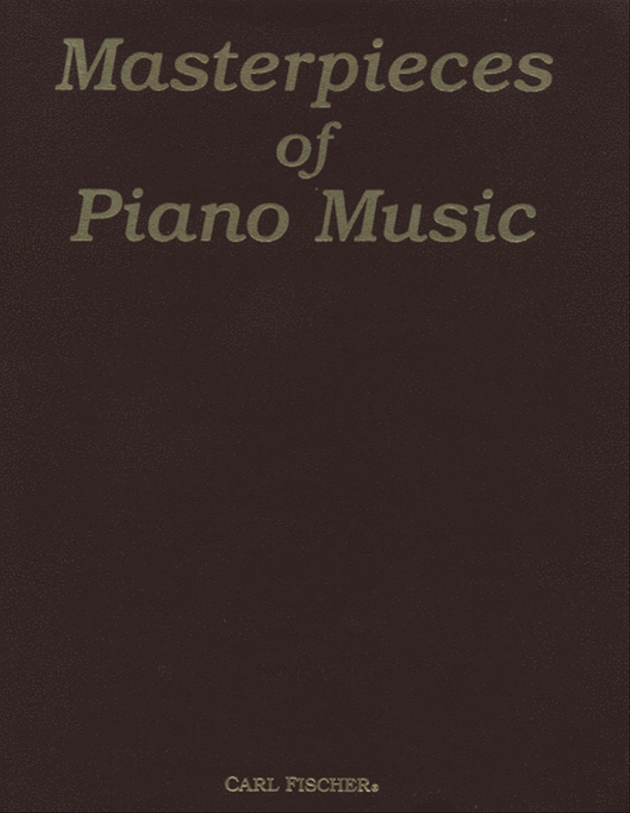 Masterpieces of Piano Music