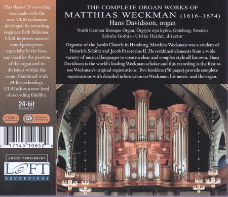 Weckman: The Complete Organ Wo