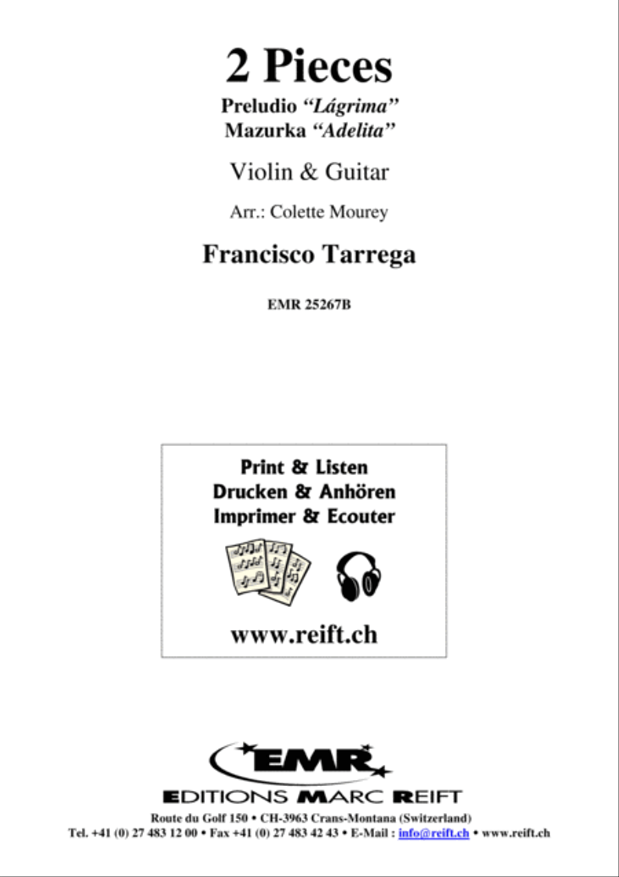 2 Pieces Violin scores gallery preview page 2