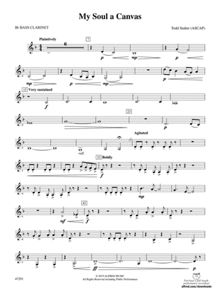 My Soul a Canvas: B-flat Bass Clarinet