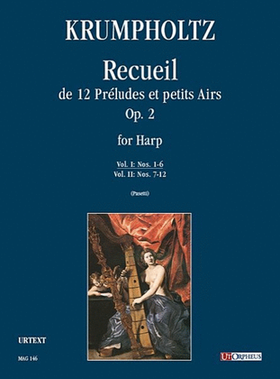 Recueil de 12 Préludes et petits Airs Op. 2 for Harp - Vol. I: Nos. 1-6