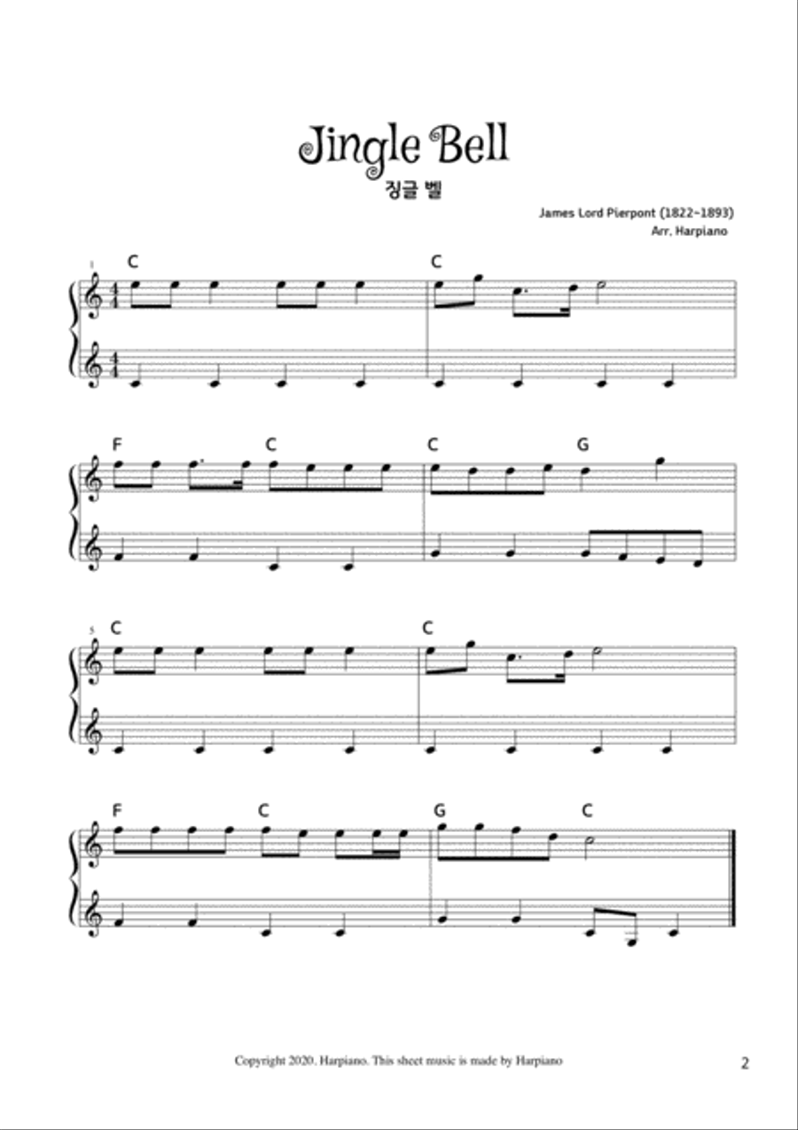 A Collection of Traditional Christmas Carols II (J to W, 17 songs) Handbell Choir scores gallery preview page 2