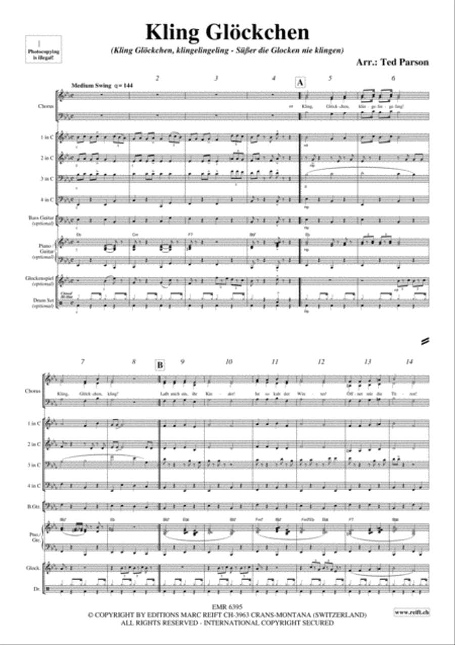 Kling Glockchen Brass Ensemble scores gallery preview page 4