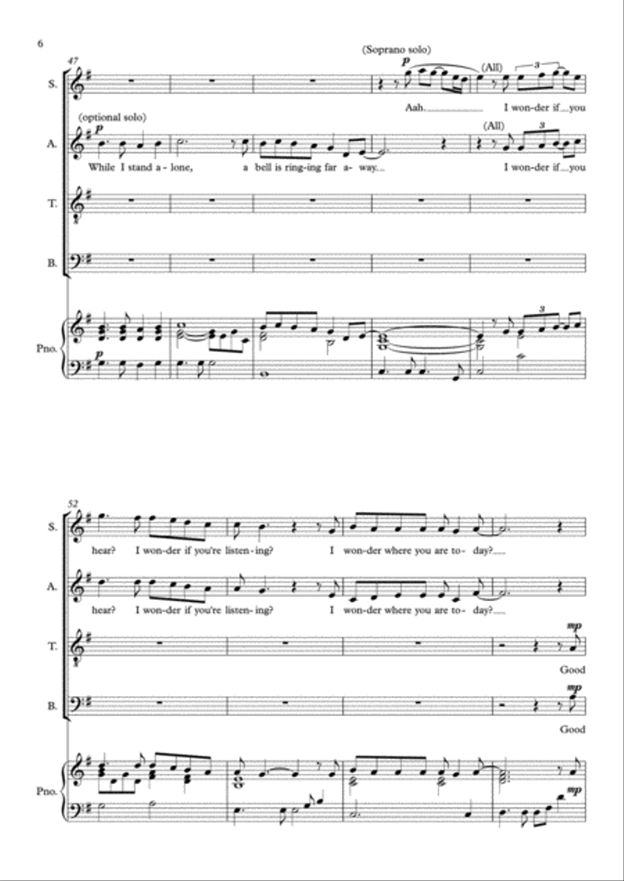 A Winter's Tale 4-Part scores gallery preview page 6