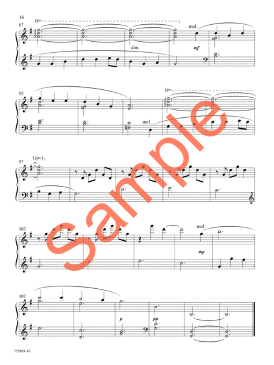 My Joy and My Rest Piano Solo scores gallery preview page 14