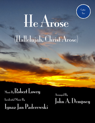 Book cover for He Arose (Guitar Trio)