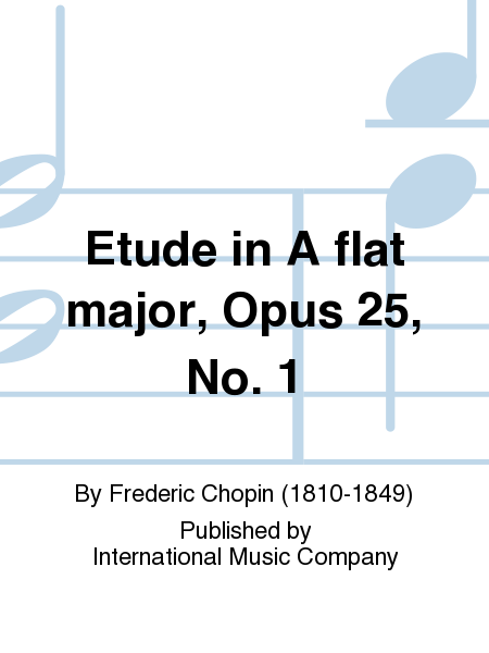 andtude in A flat major, Op. 25 No. 1 (CASSADO)
