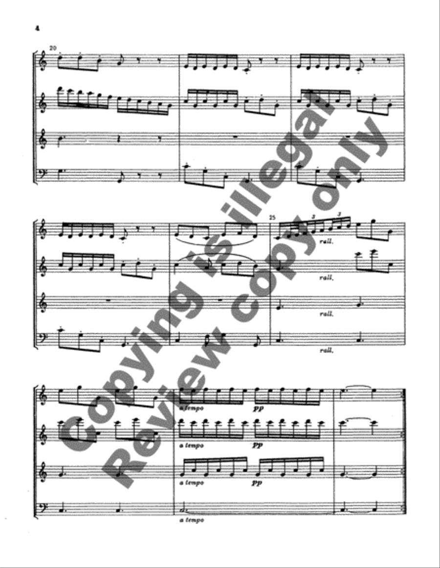 Pastorale Pastorale 4-Part scores gallery preview page 4