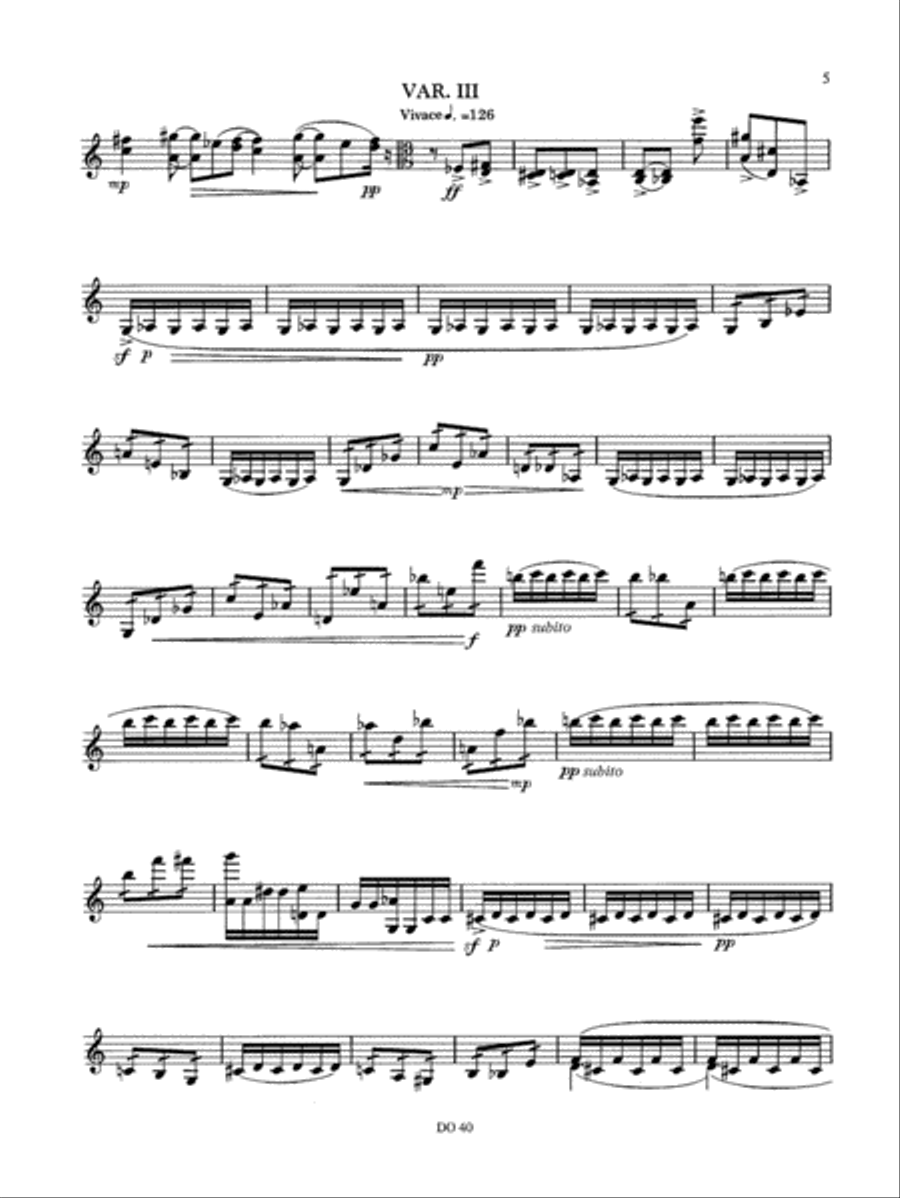 Rondo op. 25 et Variations op. 11 Violin Solo scores gallery preview page 5