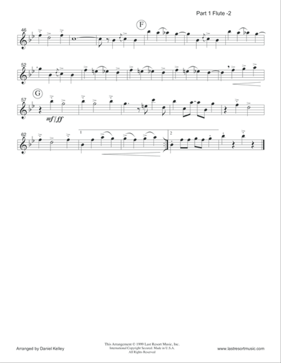 Toot, Toot, Tootsie for Woodwind Trio Woodwind Trio scores gallery preview page 5