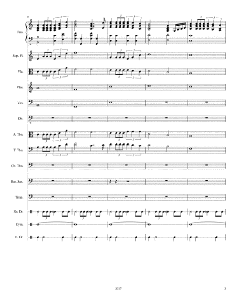 March of the Toy Soldier Large Ensemble scores gallery preview page 3
