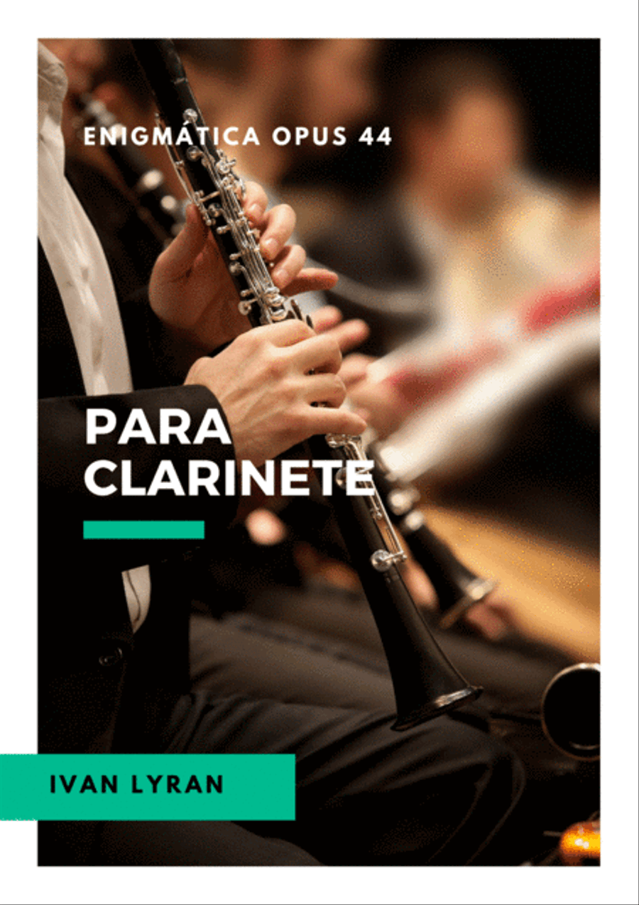 Enigmática Opus 44 Clarinet Solo scores gallery preview page 1