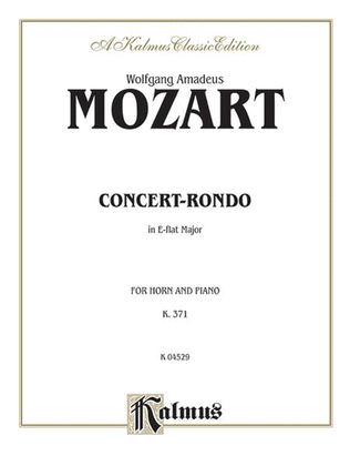 Book cover for Concert-Rondo in A-flat Major, K. 371