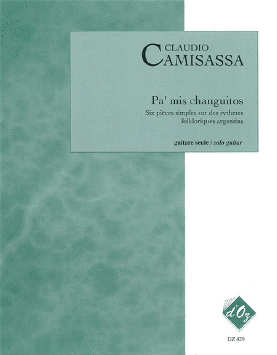 Pa' mis changuitos Classical Guitar scores gallery preview page 1