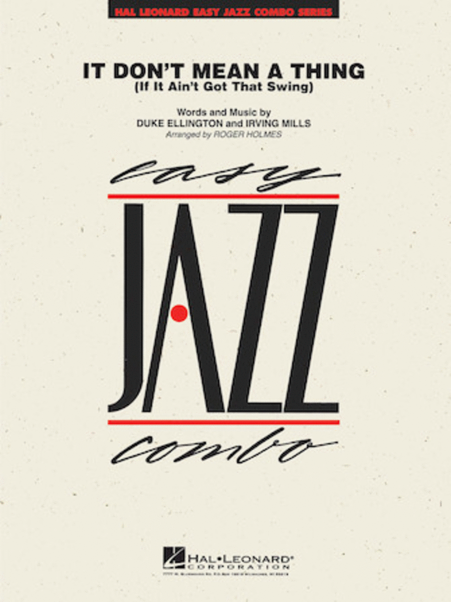 It Don't Mean a Thing Jazz Ensemble scores gallery preview page 1