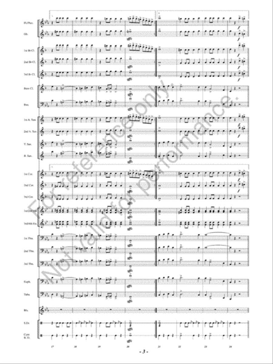 March Kings Concert Band scores gallery preview page 6