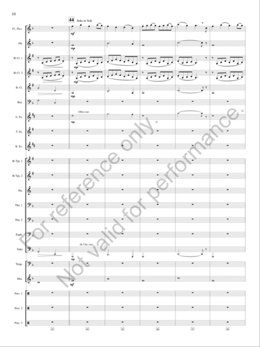 An English Triptych An English Triptych Concert Band scores gallery preview page 11