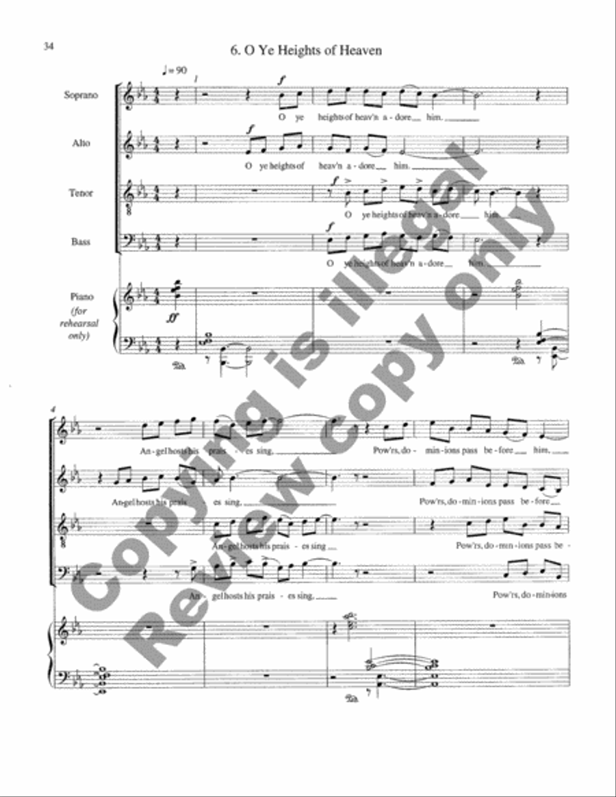 In Excelsis Gloria In Excelsis Gloria 4-Part scores gallery preview page 8
