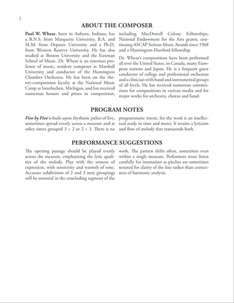 Five by Five String Orchestra scores gallery preview page 2