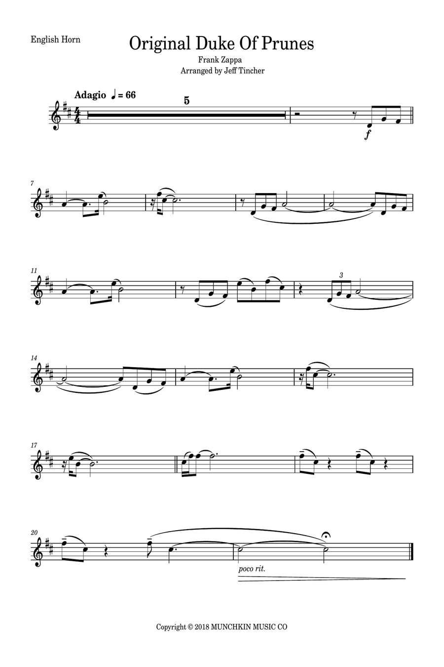 Original Duke Of Prunes Small Ensemble scores gallery preview page 6