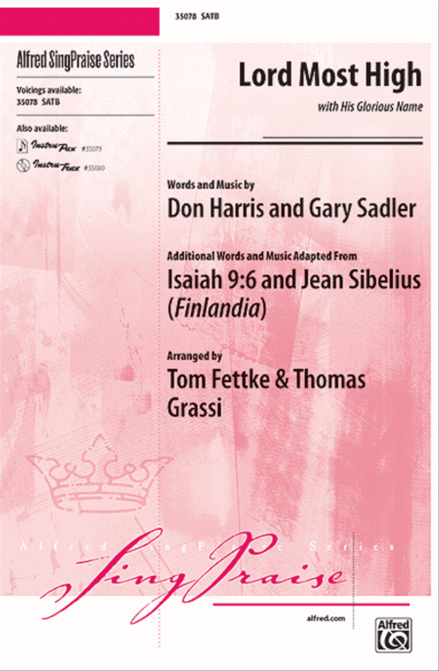 Lord Most High 4-Part scores gallery preview page 1