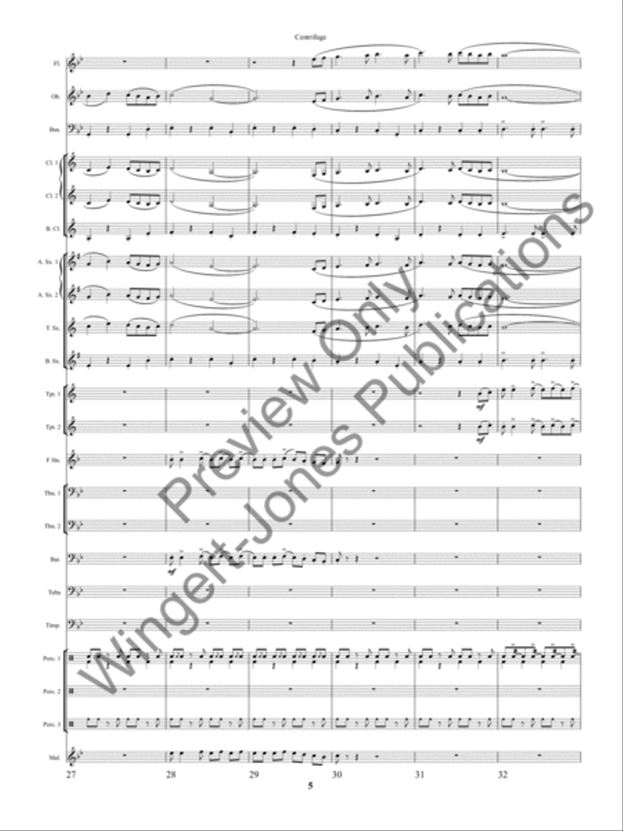 Centrifuge Centrifuge Concert Band scores gallery preview page 8