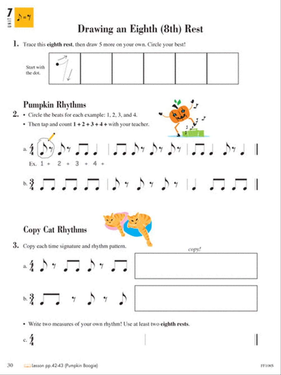 Level 2B – Theory Book – 2nd Edition Piano Method scores gallery preview page 4