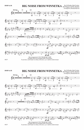 Big Noise from Winnetka: Horn in B flat