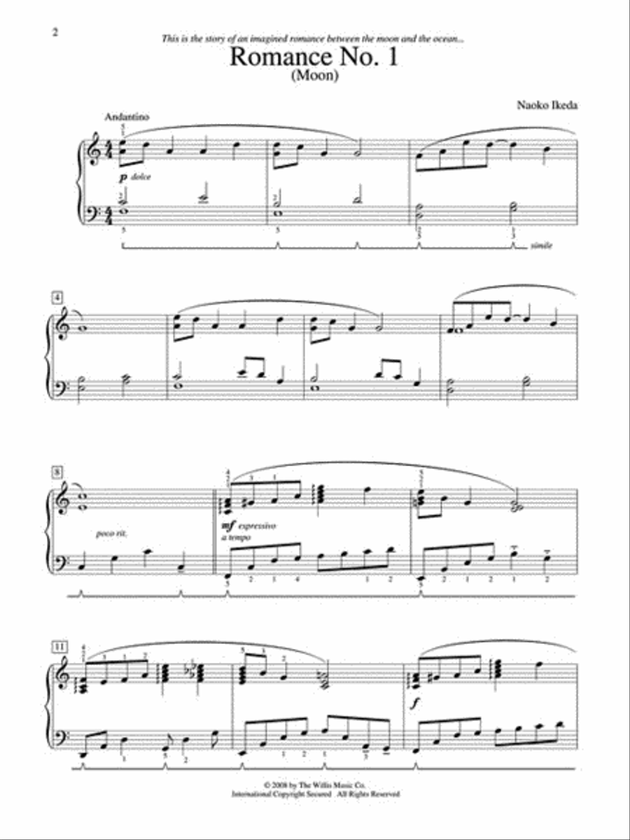Two Romances Piano scores gallery preview page 2