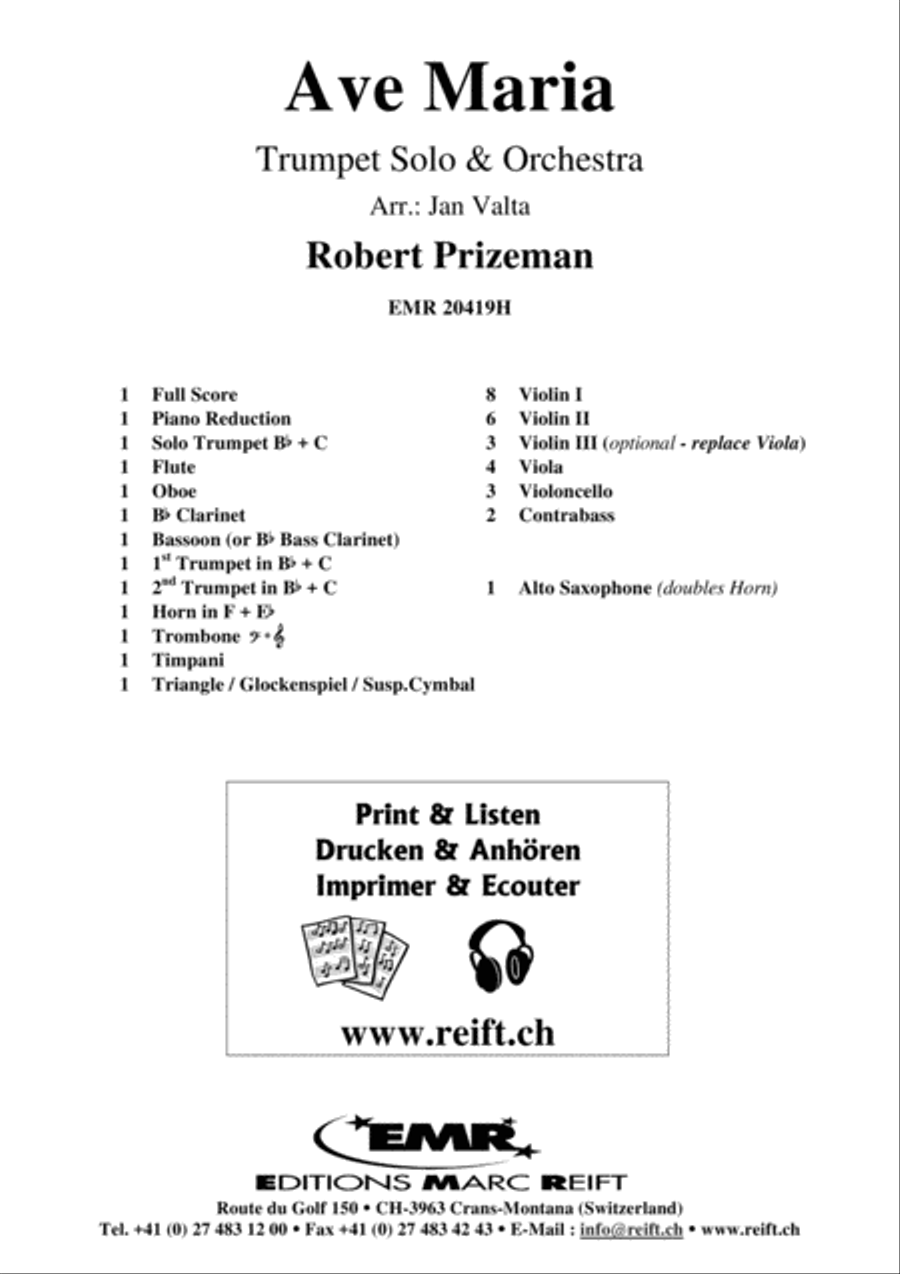 Ave Maria Orchestra scores gallery preview page 2