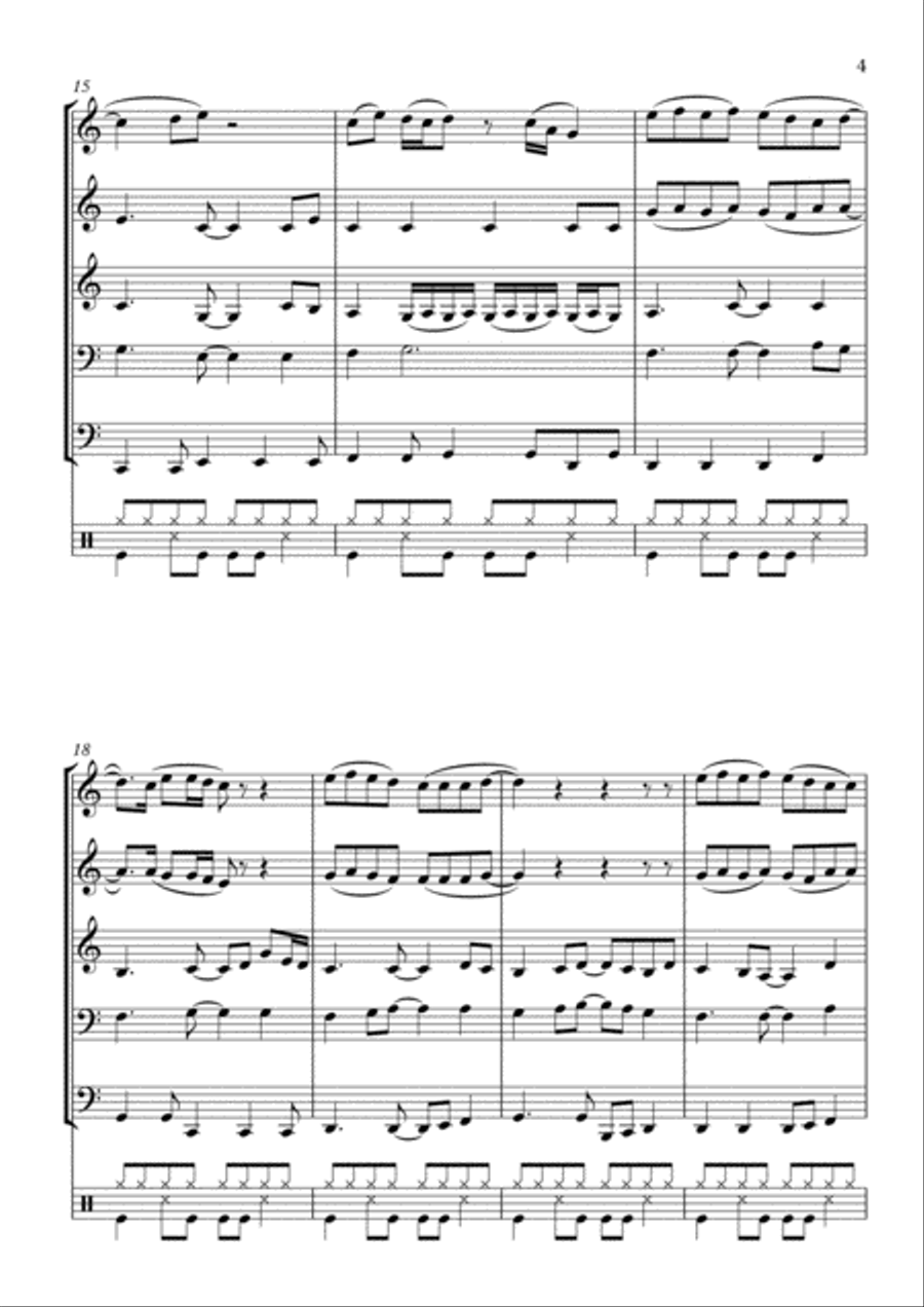 Thinking Out Loud Thinking Out Loud Small Ensemble scores gallery preview page 5
