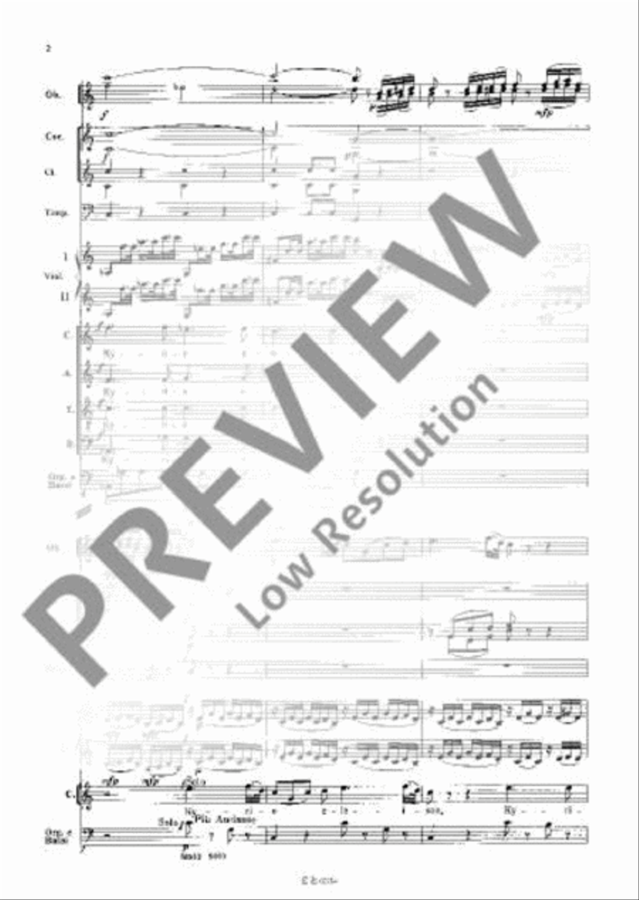 Missa C major Missa C major Choir scores gallery preview page 11