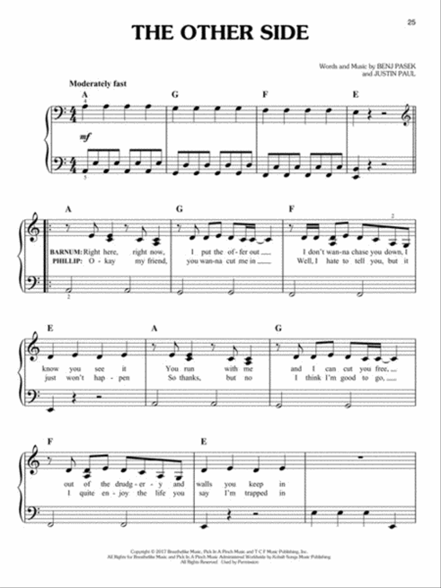 The Greatest Showman (Easy Piano)