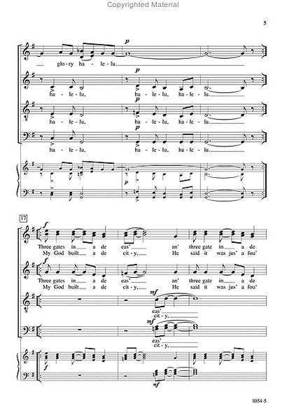 Oh, What a Beautiful City - SATB Octavo image number null