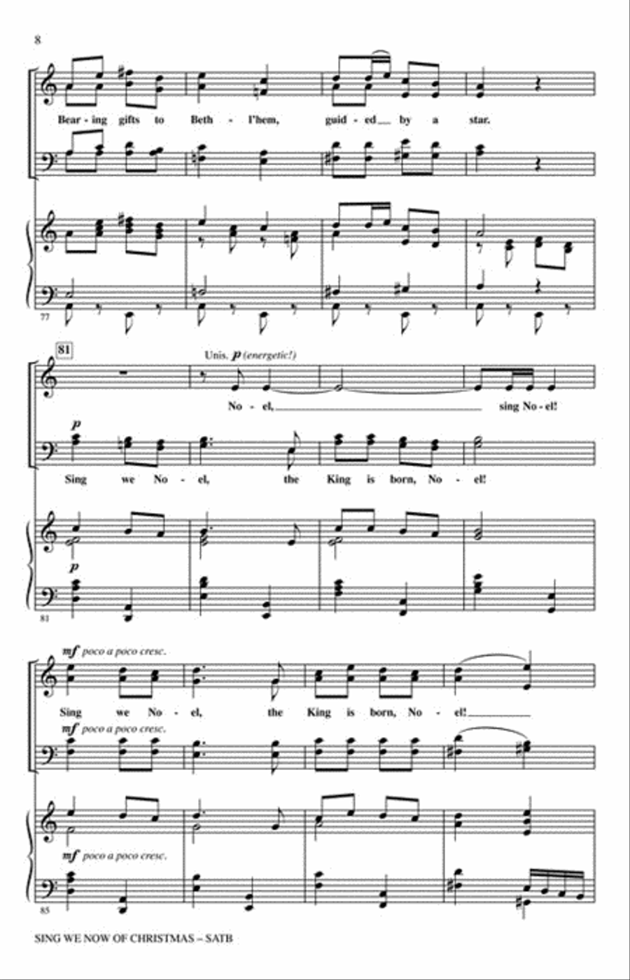 Sing We Now of Christmas Sing We Now of Christmas 4-Part scores gallery preview page 2