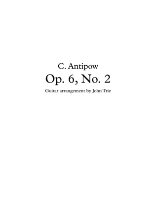 Opus 6, No. 2 - tab