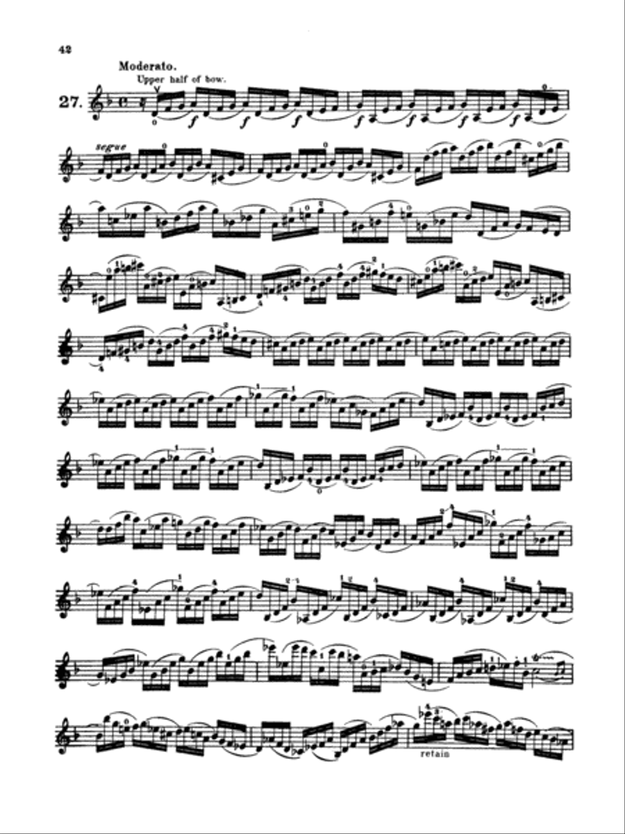 Kreutzer: Forty-Two Studies or Caprices Part scores gallery preview page 1