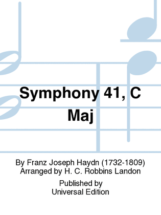 Symphony 41, C Maj