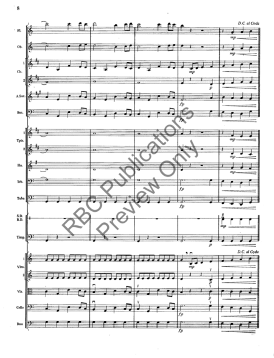 Finale From Symphony #5 (Score) Full Orchestra scores gallery preview page 11