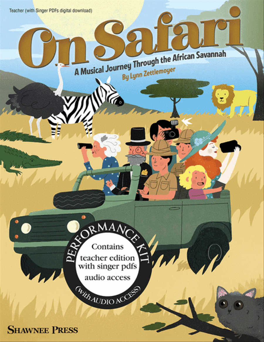 On Safari Choir scores gallery preview page 1
