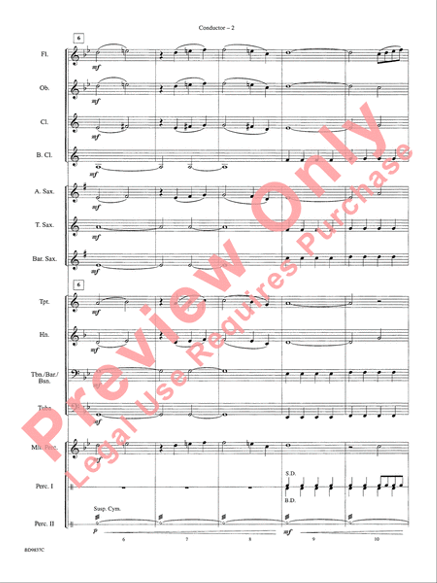 The Rings of Saturn The Rings of Saturn Concert Band scores gallery preview page 5
