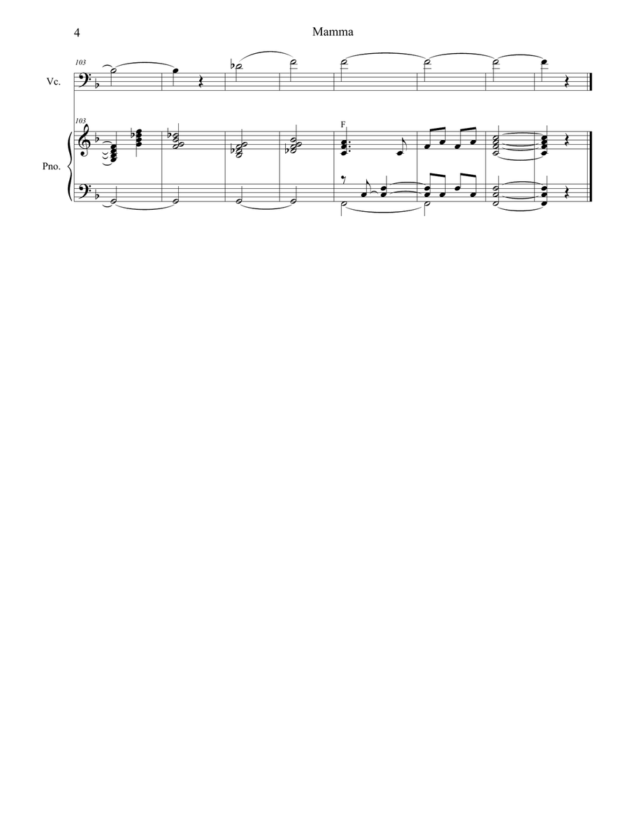 Mama (mamma) Trombone Duet scores gallery preview page 4