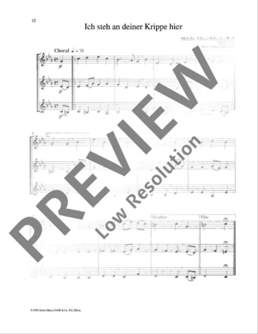 Jingle Bells Trumpet Trio scores gallery preview page 13