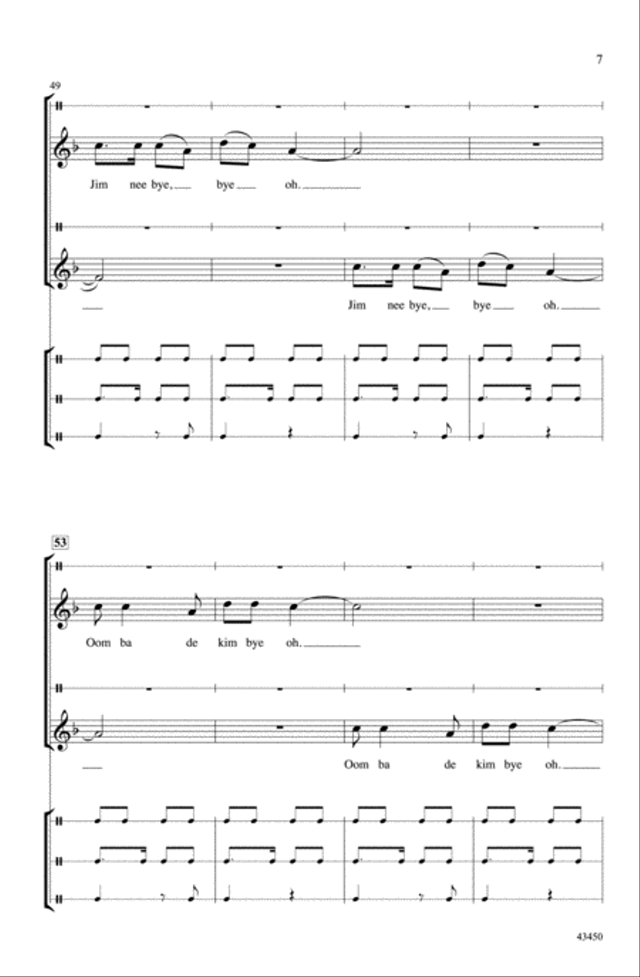 Tongo Choir scores gallery preview page 6
