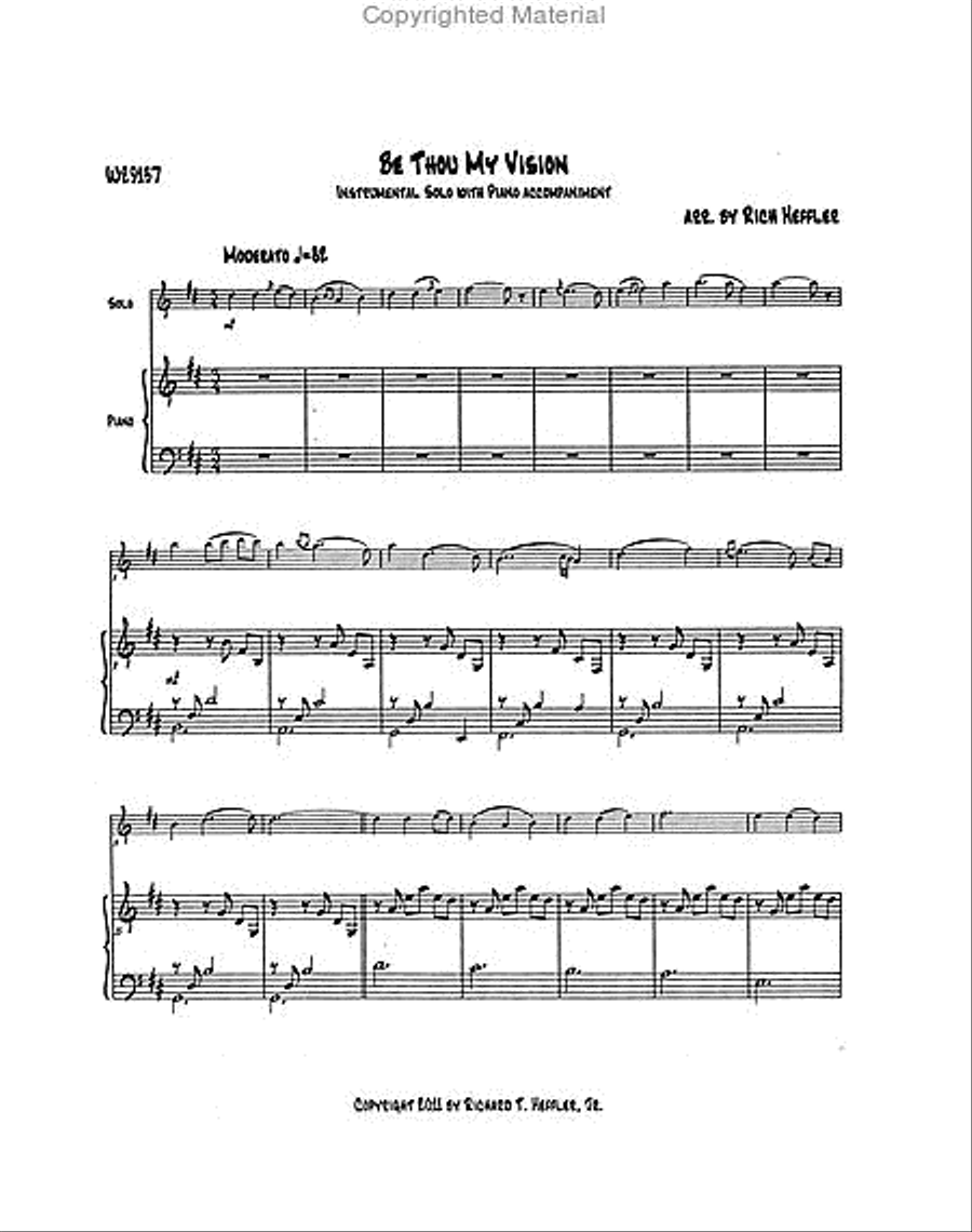 Be Thou My Vision Be Thou My Vision Clarinet Solo scores gallery preview page 2