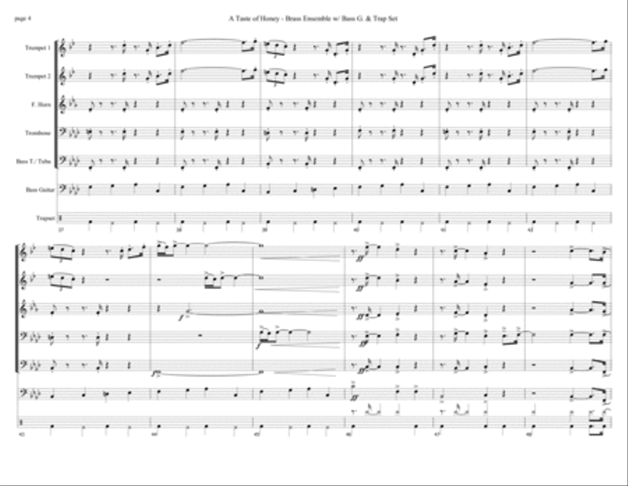 Taste of Honey Taste of Honey Horn scores gallery preview page 4
