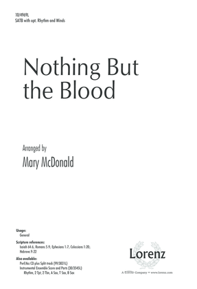 Book cover for Nothing but the Blood